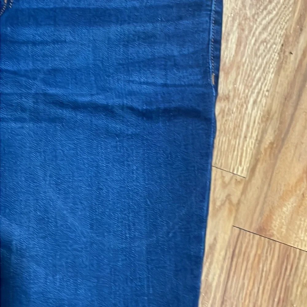 NEW Lane Bryant Dark Blue Jean  Signature Fit Denim Bermuda Short - Dark Wash 14